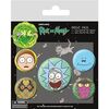 Badge-Pack-Rick-And-Morty-Face