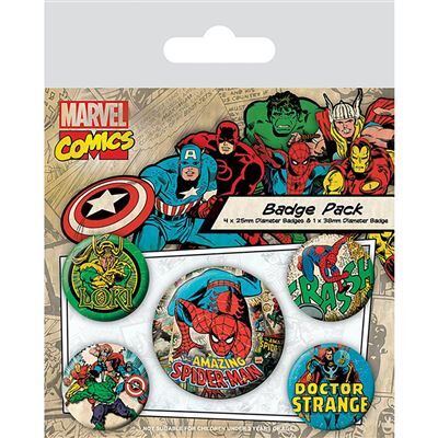 Badge-Pack-Marvel-Spider-Man