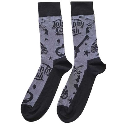 JCSCK02MC-Johnny-Cash-Socks-Gu