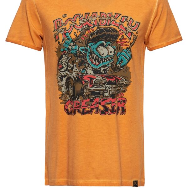 Rockabilly-Greaser-oranje